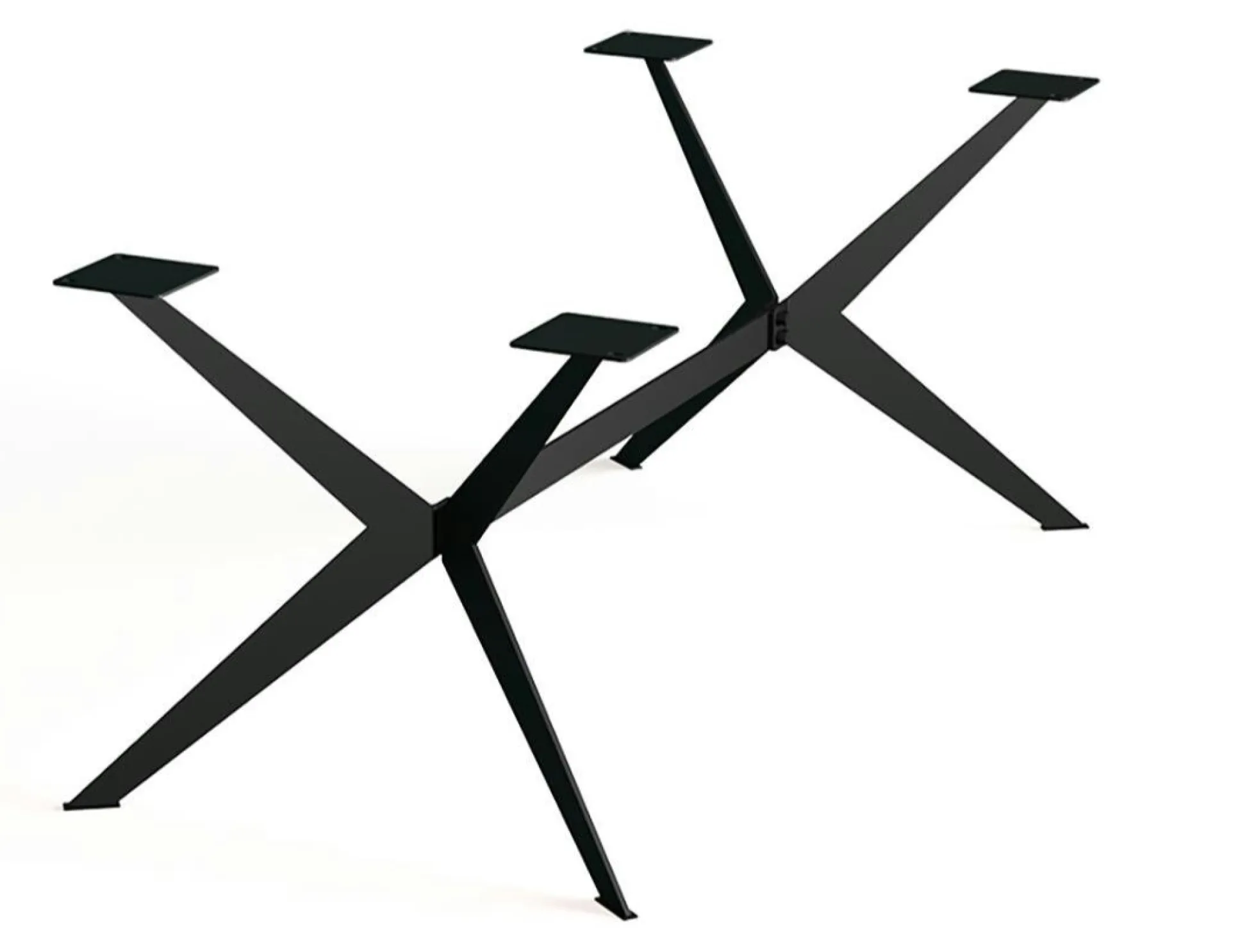 Table extensible chêne blanc bords naturels pied graphique 200 cm PALERME