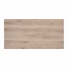 Table extensible chêne grisé bords biseautés pied grège 200 cm PALERME