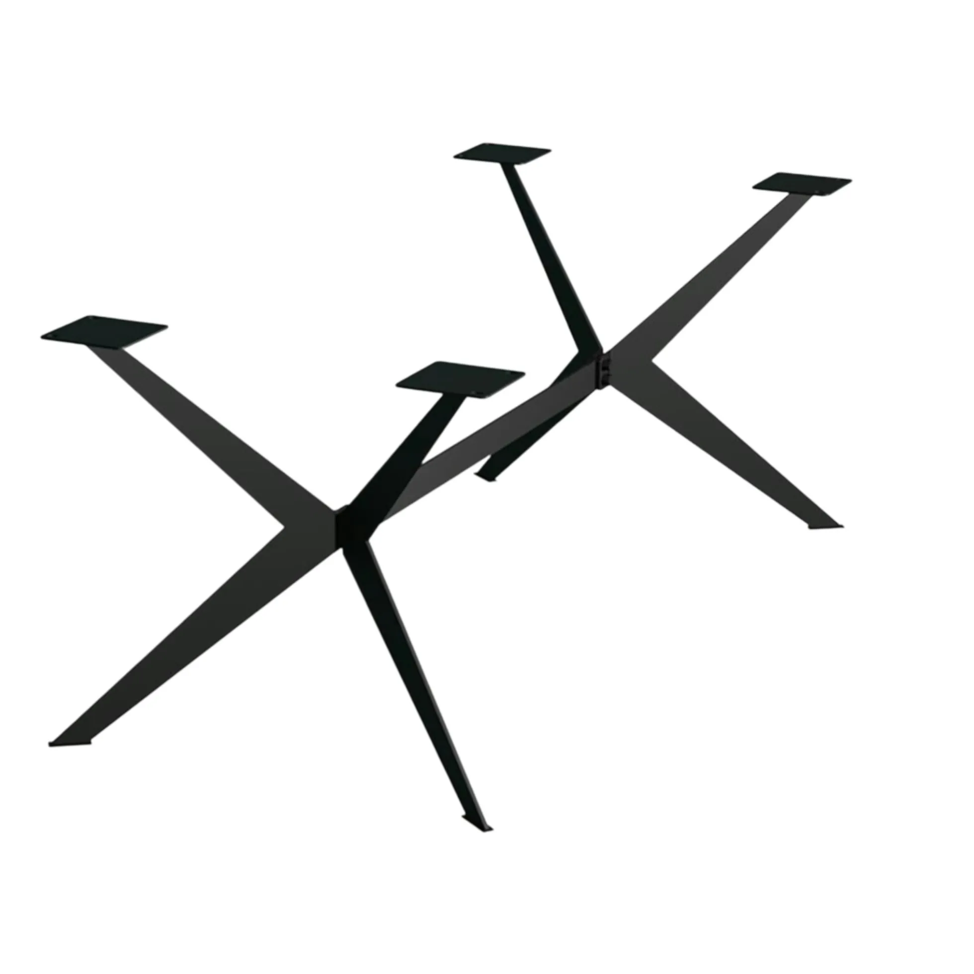 Table extensible chêne grisé bords naturels pied graphique 180 cm PALERME
