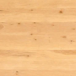 Table extensible chêne huilé bords biseautés pied grège fin 200 cm PALERME