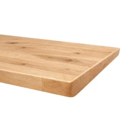 Table extensible chêne huilé bords biseautés pieds en X 200 cm PALERME