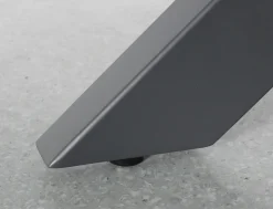 Table extensible céramique grise pied mikado 140-200 cm OTTAWA