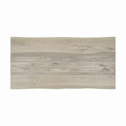 Table extensible en chêne blanc bords naturels 160 cm ETNA