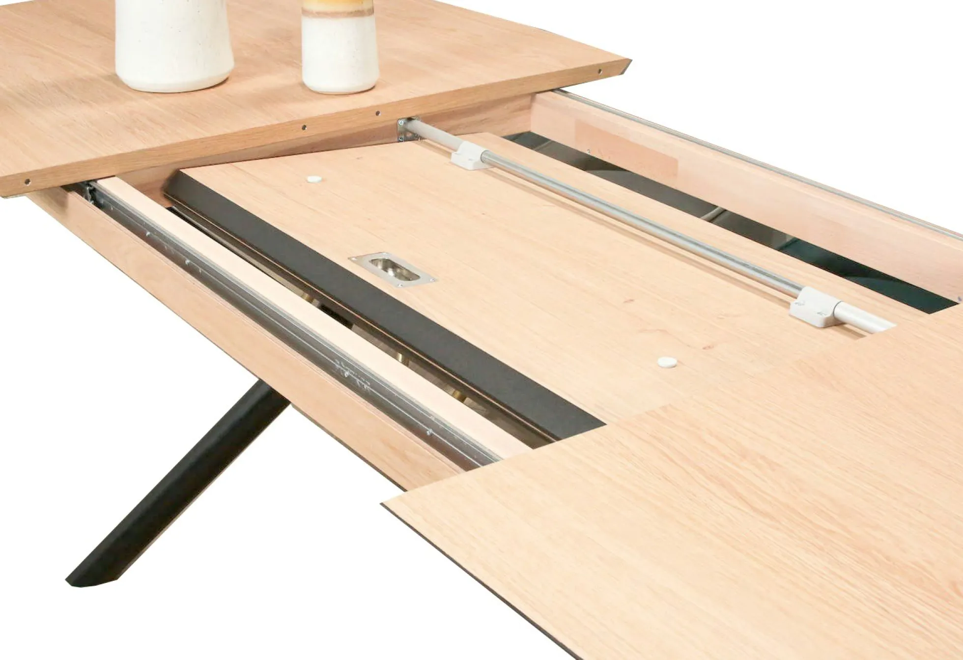 Table extensible en chêne blanc 200-290 cm ZONZA