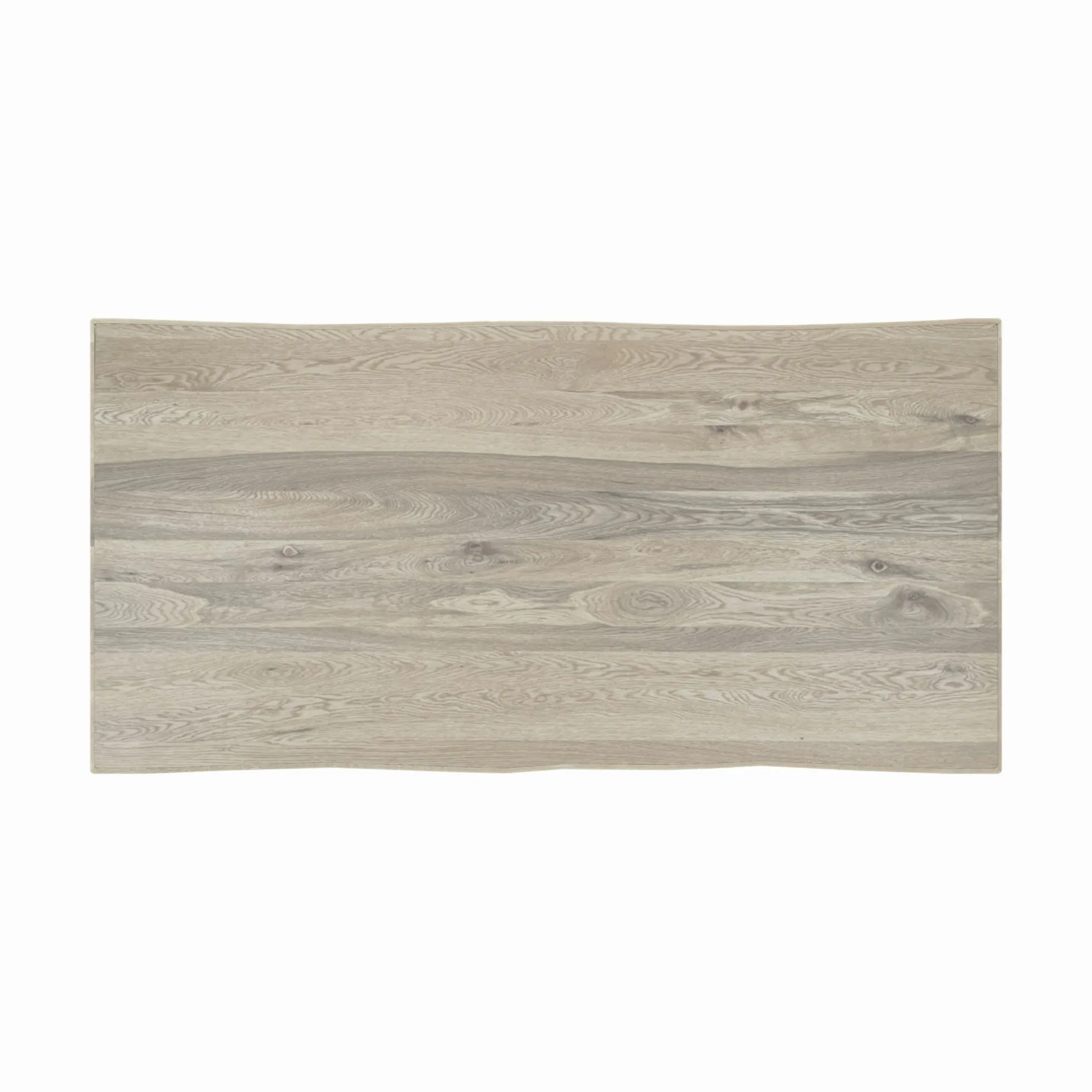 Table extensible en chêne blanc bords naturels 240 cm ETNA