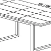 Table extensible en Chêne 150-198 RIMINI