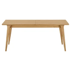 Table extensible en placage chêne clair 180-230 cm TARAZ