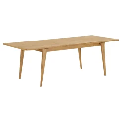 Table extensible en placage chêne clair 180-230 cm TARAZ