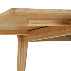 Table extensible en placage chêne clair 180-230 cm TARAZ