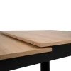 Table extensible moderne style loft 125-165 cm ALVA