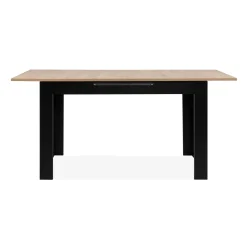 Table extensible moderne style loft 125-165 cm ALVA