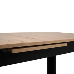Table extensible moderne style loft 125-165 cm ALVA