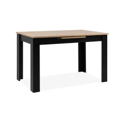 Table extensible moderne style loft 125-165 cm ALVA