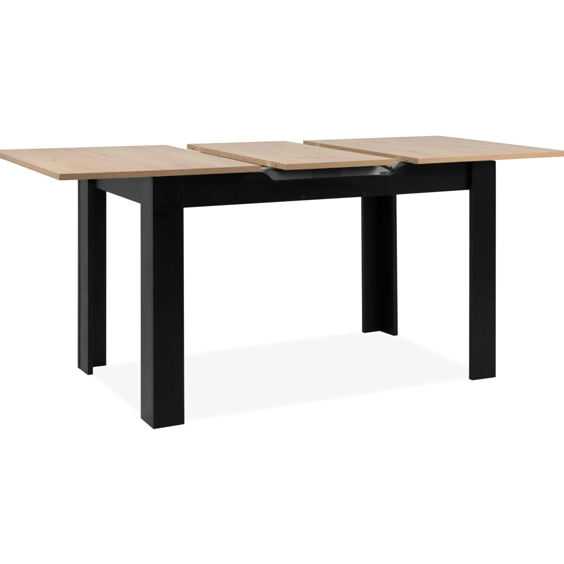 Table extensible moderne style loft 125-165 cm ALVA