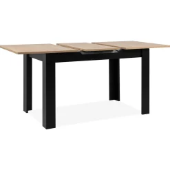 Table extensible moderne style loft 160-200 cm ALVA