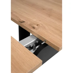 Table extensible moderne style loft 160-200 cm ALVA