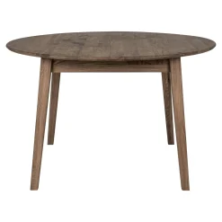 Table extensible ronde en bois brun 118-158 cm SAVONE