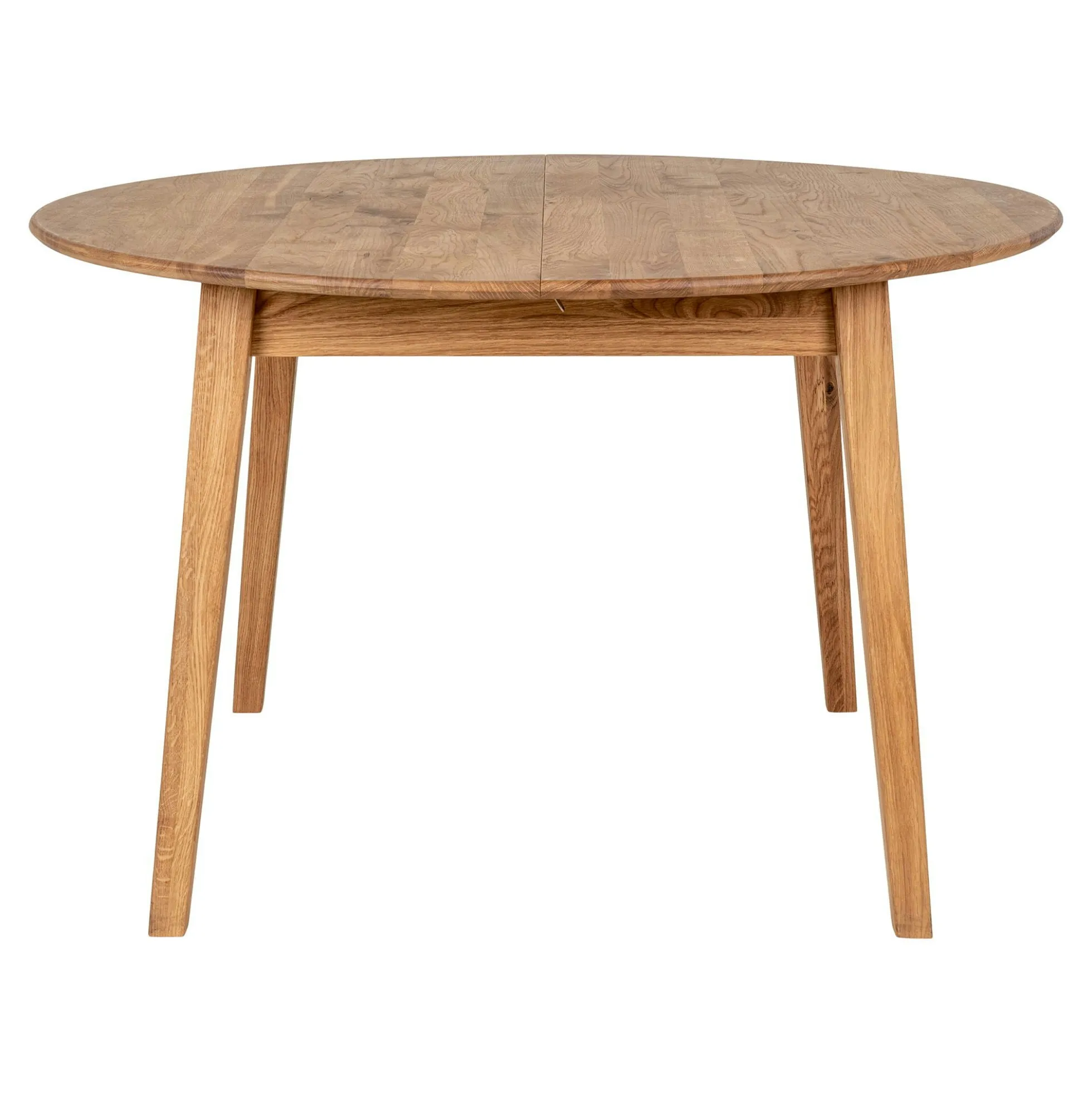 Table extensible ronde en bois clair 118-158 cm SAVONE