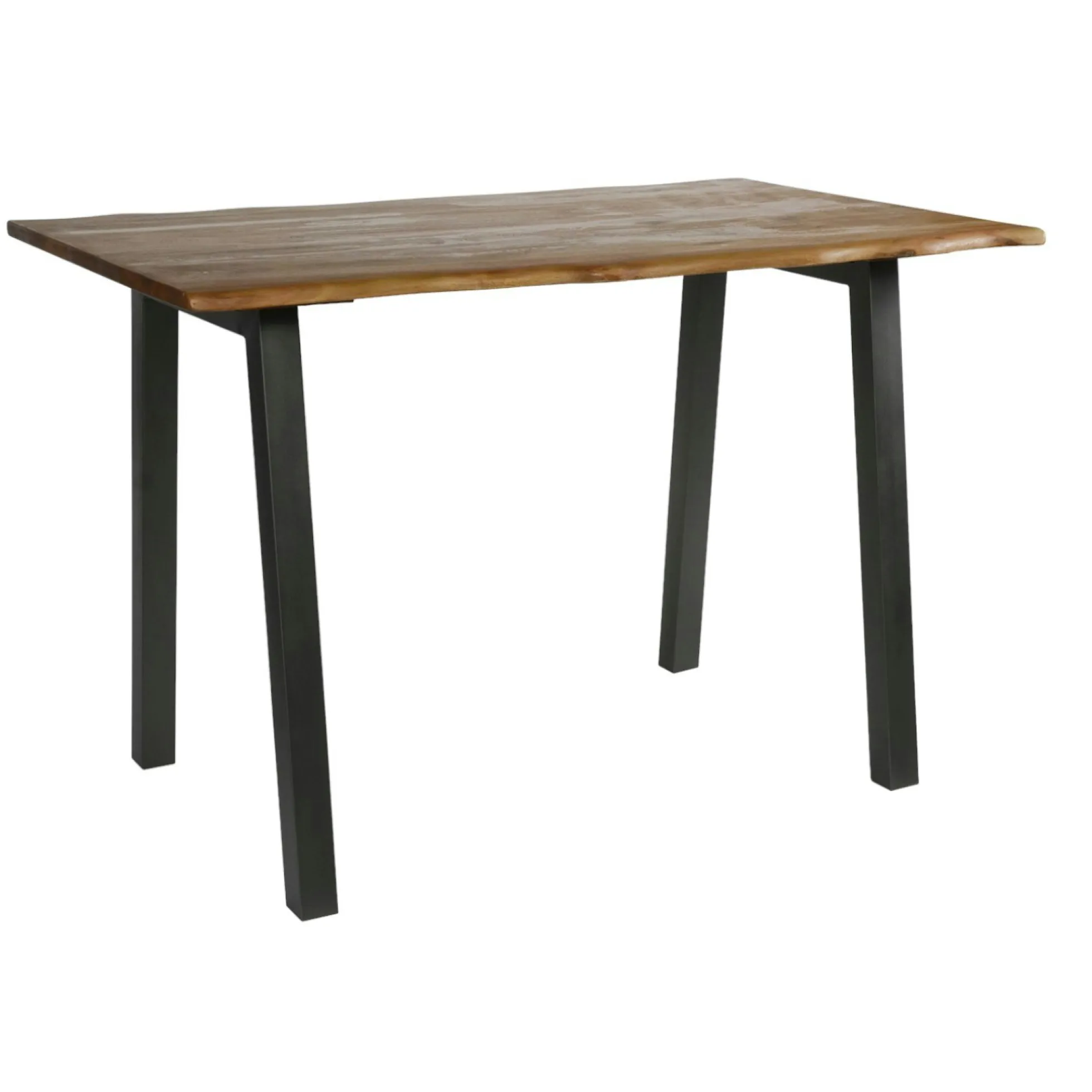 Table haute bois d'acacia métal 147 MELBOURNE