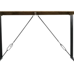 Table haute bois métal à tendeurs 140 cm KARGO