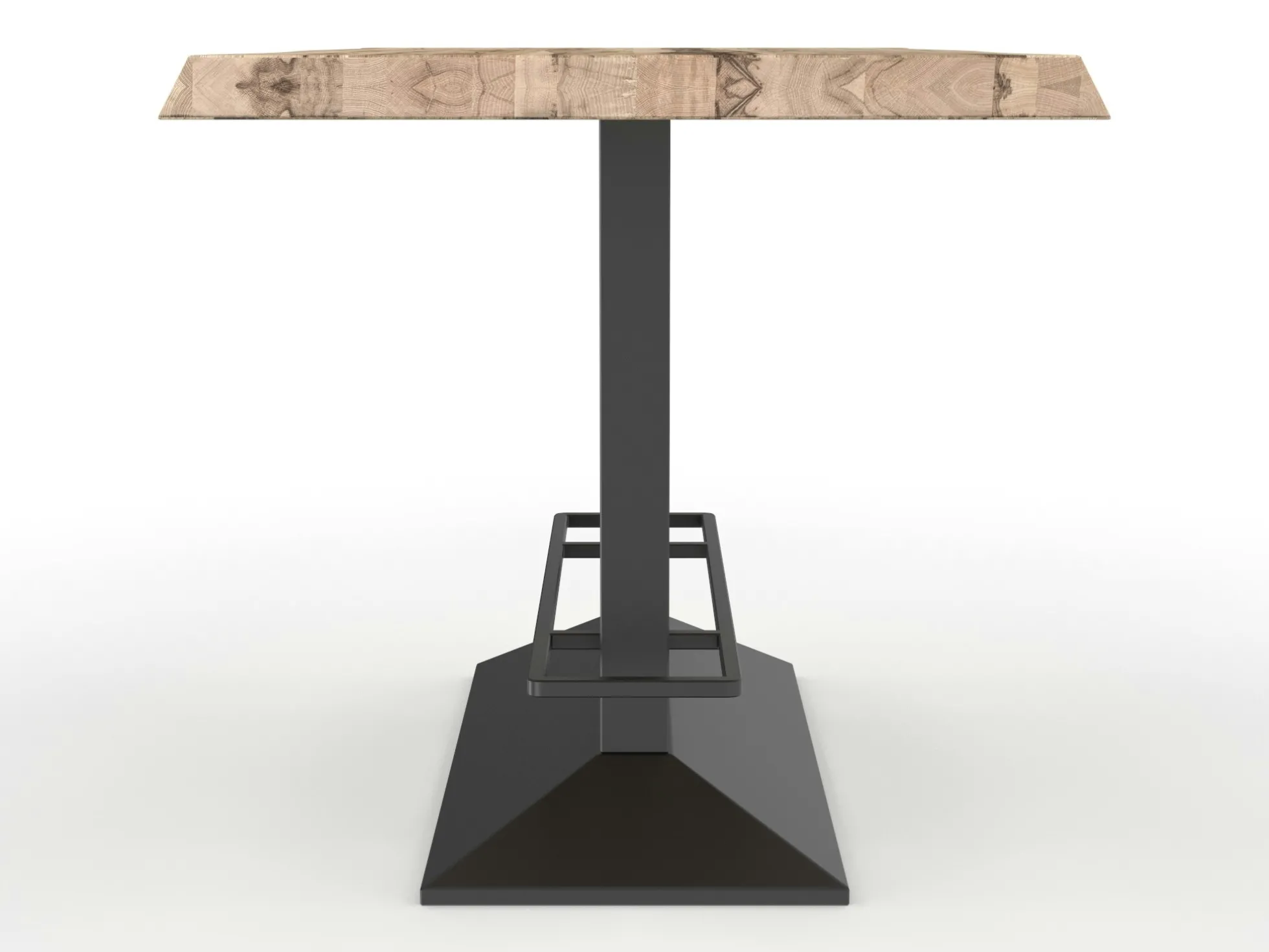 Table haute en chêne blanc 160 cm PALERME