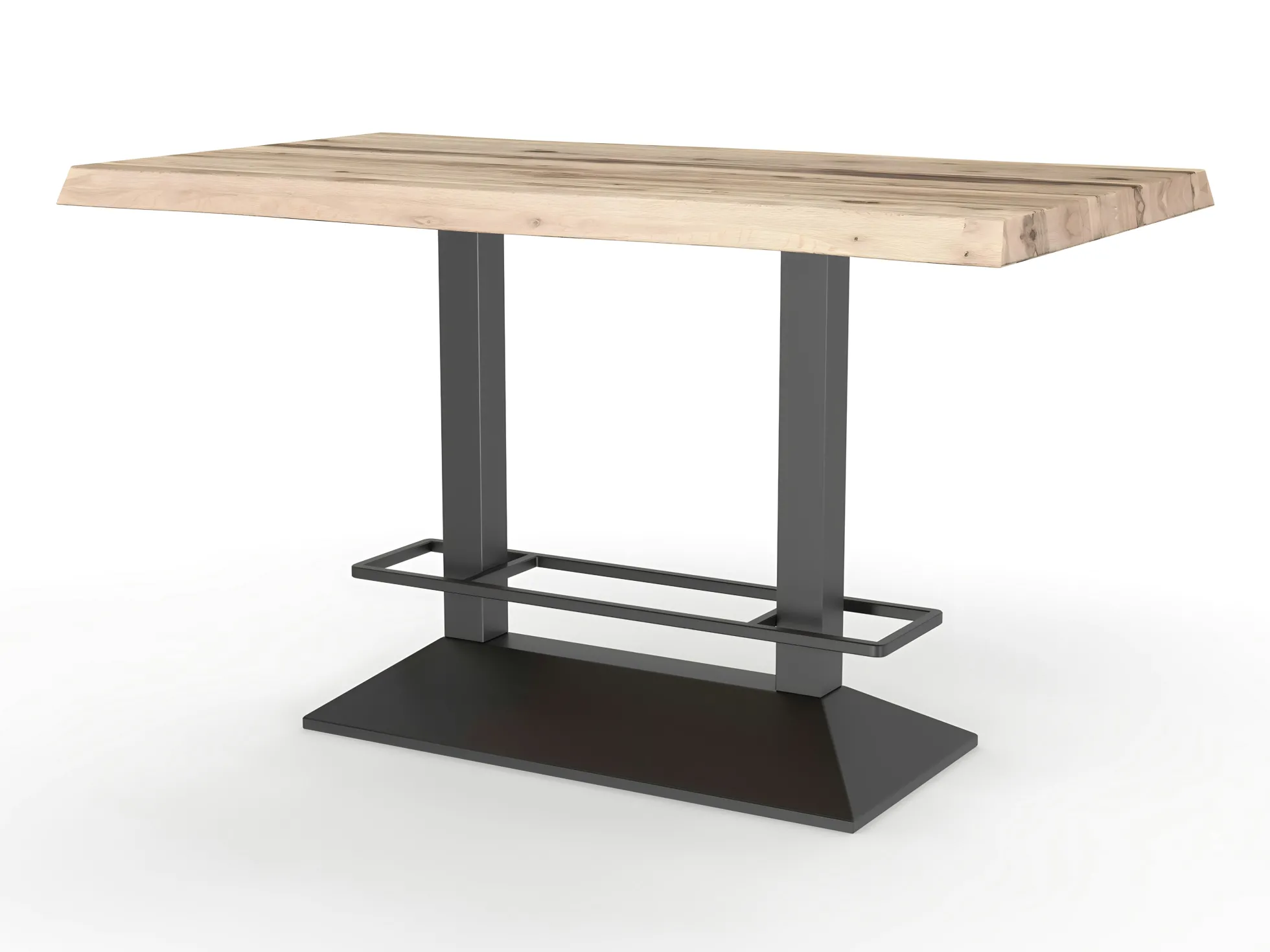Table haute en chêne blanc 160 cm PALERME