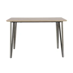 Table haute rectangulaire finition brun HELSINKI