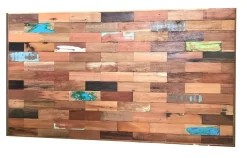 Table mange debout rectangle bois recyclé 150x80 CARAVELLE