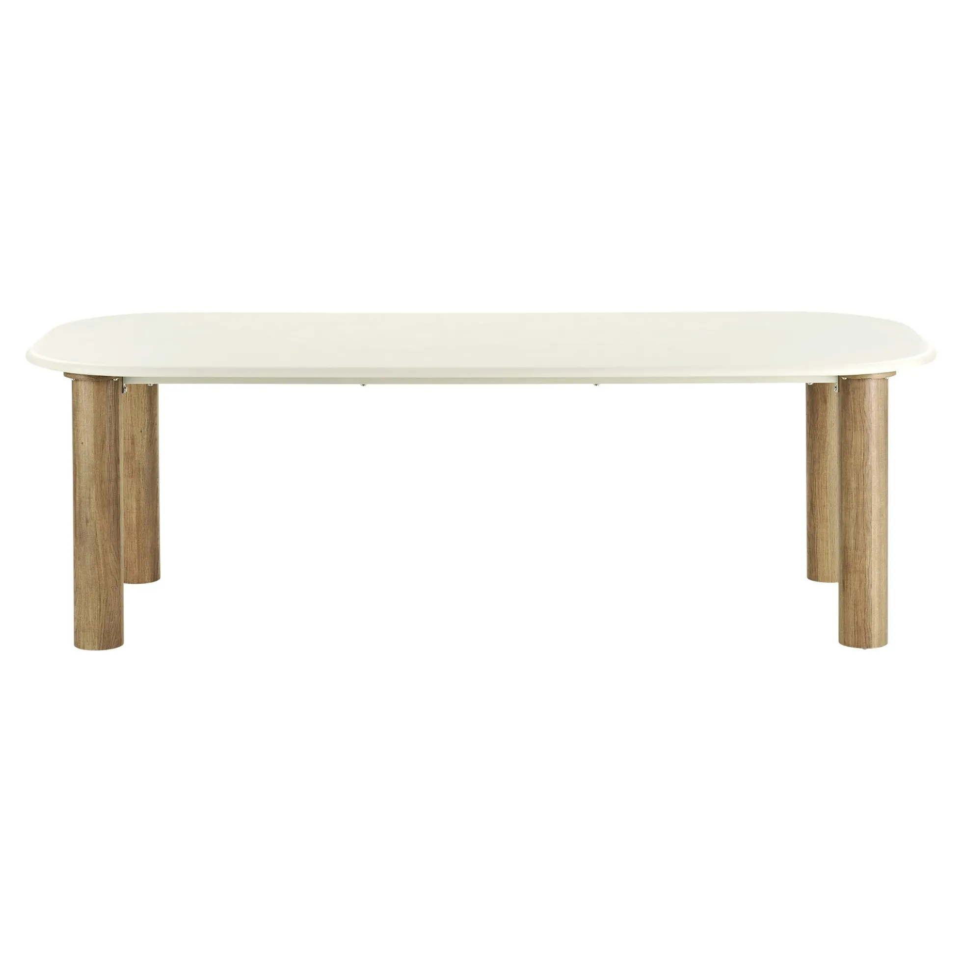 Table à manger aspect ciment clair 240 cm KNOX