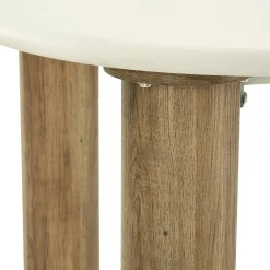 Table à manger aspect ciment clair 240 cm KNOX