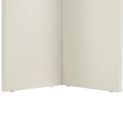 Table à manger blanche bords ronds 180 cm MARFA