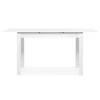 Table à manger blanche extensible 140-180 cm ALVA