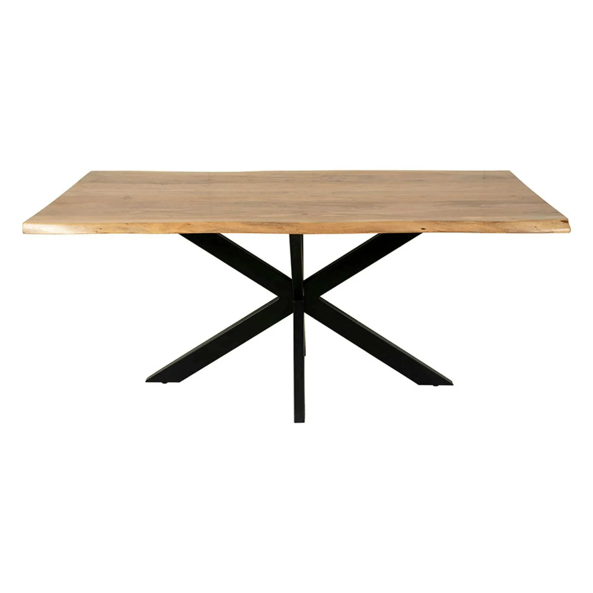Table à manger bois d'acacia à bords naturels 200 cm ARBOR