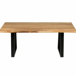 Table à manger bois d'acacia à bords naturels 200 cm CANYON