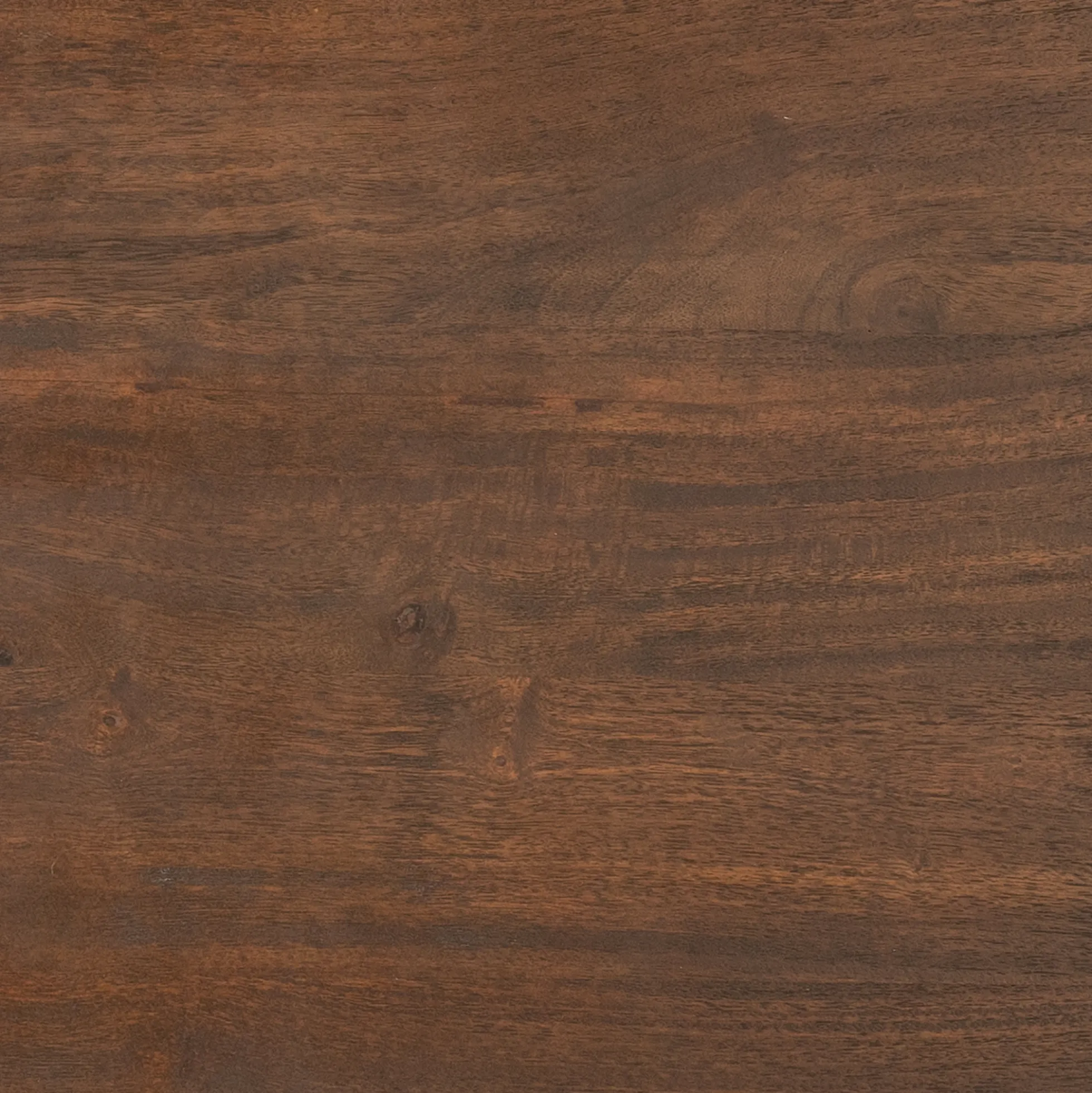 Table à manger bois foncé pied central ouvert 240 cm ARCANA