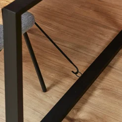 Table à manger bois métal 180 cm MILORA