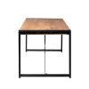Table à manger bois métal 200 cm MILORA