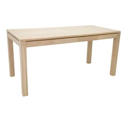 Table à manger / Bureau hévéa massif 160x75cm OLGA