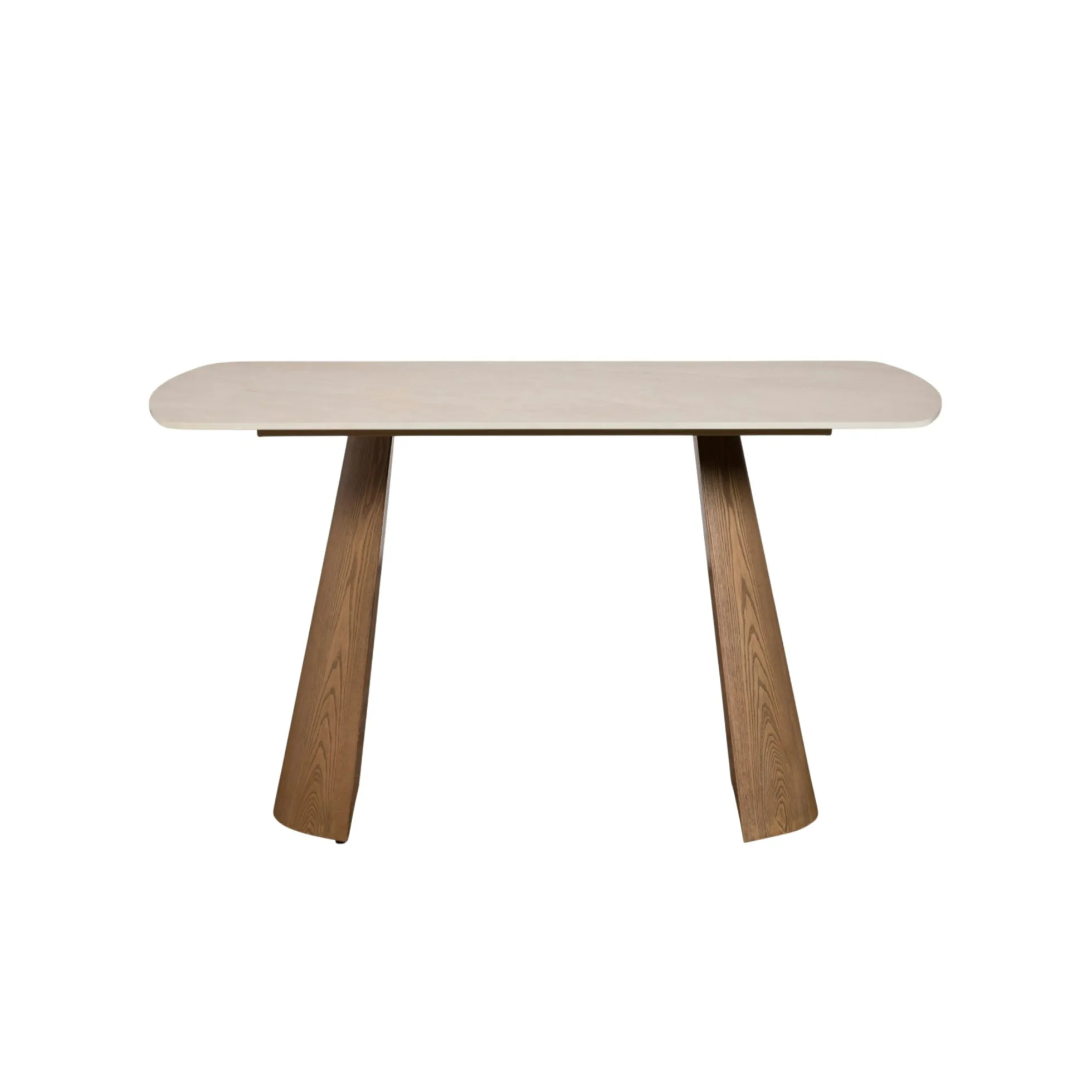Table à manger céramique à bords arrondis 135 cm LARIO