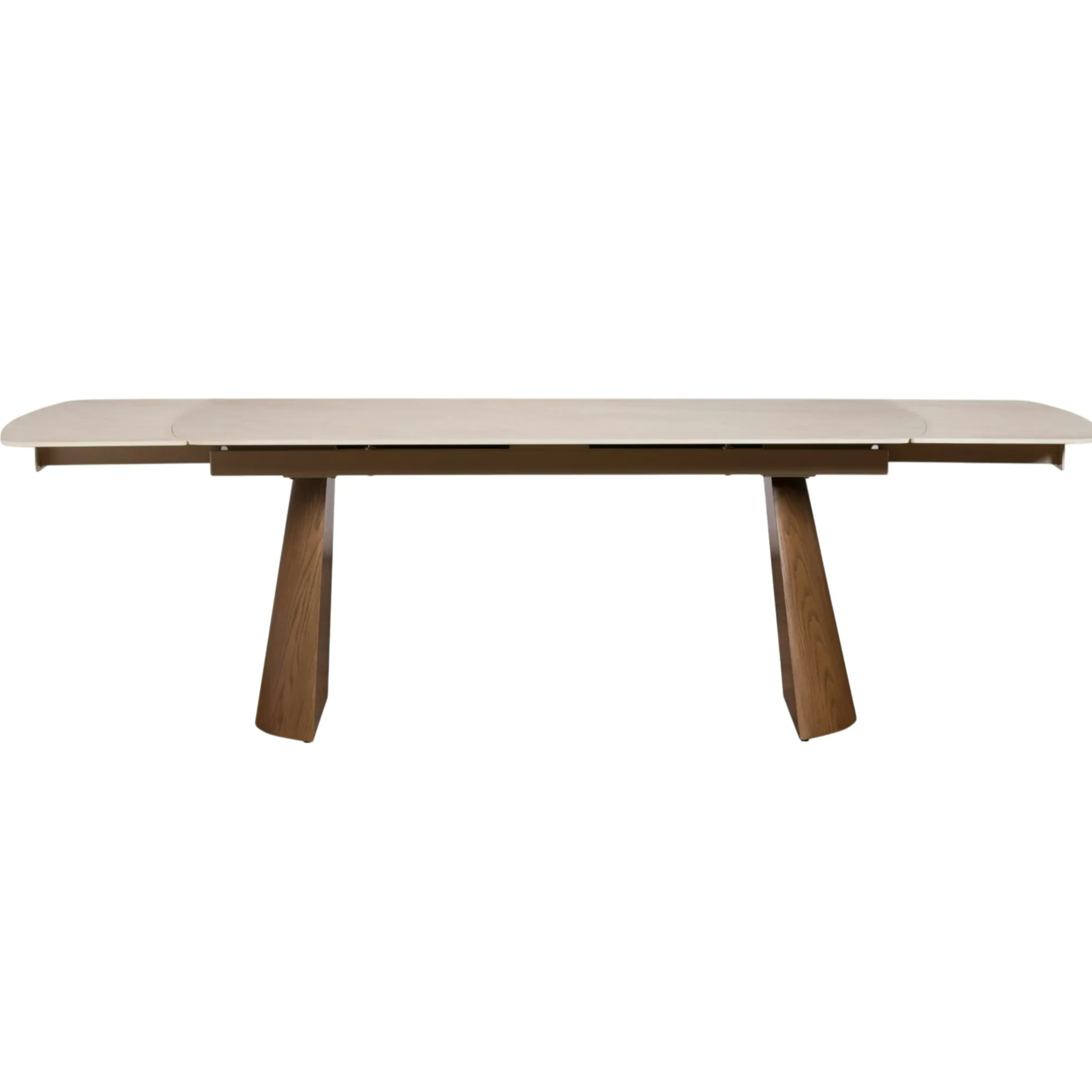 Table à manger céramique extensible à bords arrondis 180-260 cm LARIO