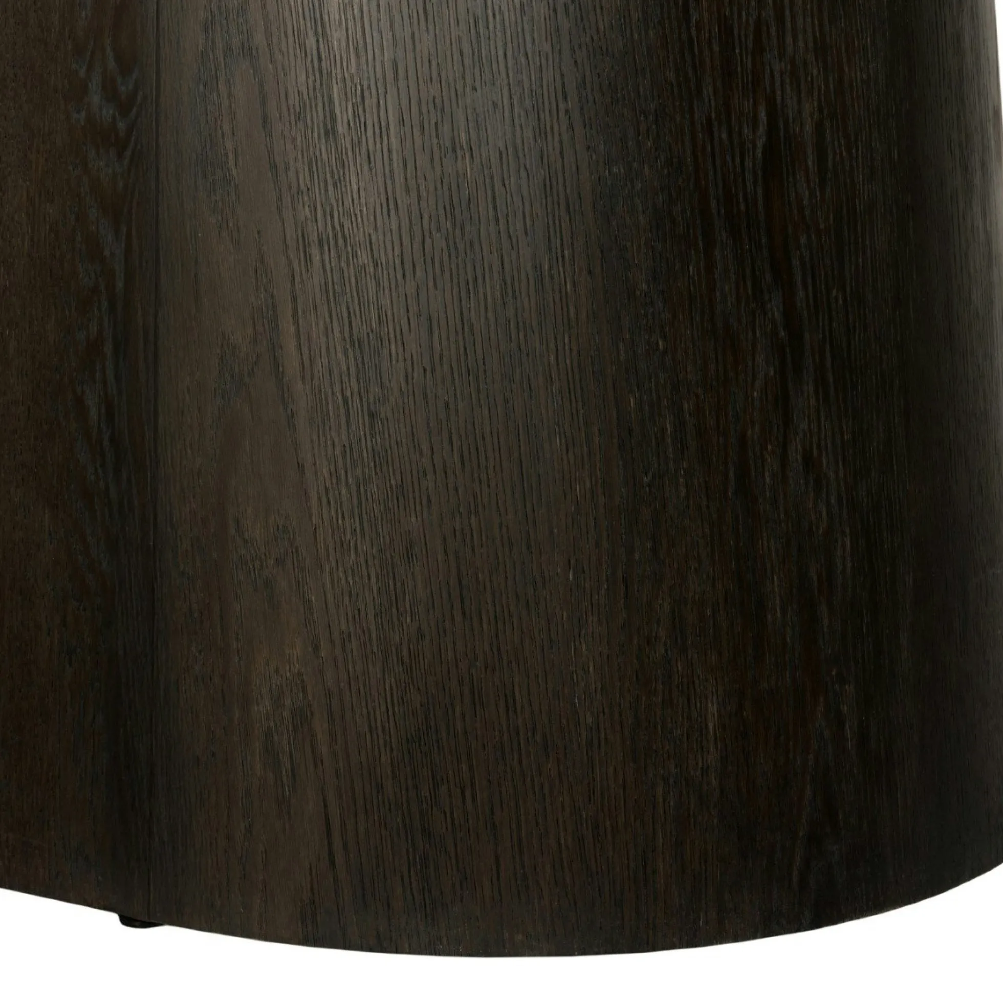 Table à manger design ovale en chêne brun 200 cm LOREN