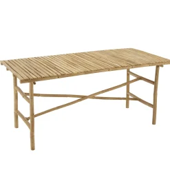 Table à manger en bambou 160x80cm CALVIA