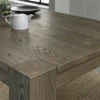 Table à manger en bois de chêne fumé 180 cm ALLEN