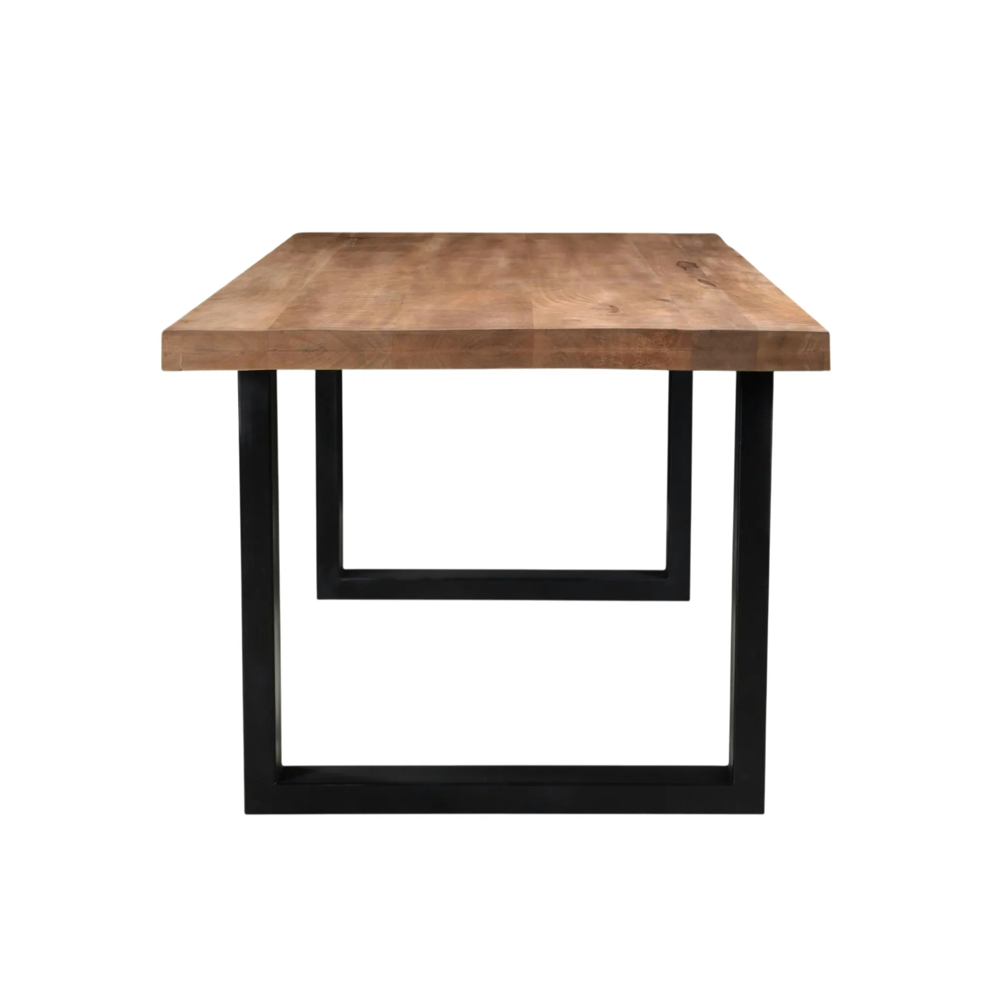 Table à manger en bois à pieds en U 160 cm FULTON
