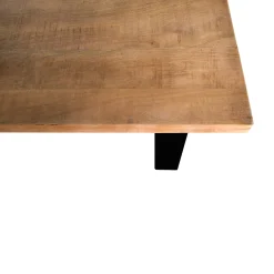 Table à manger en bois à pieds en U 160 cm FULTON