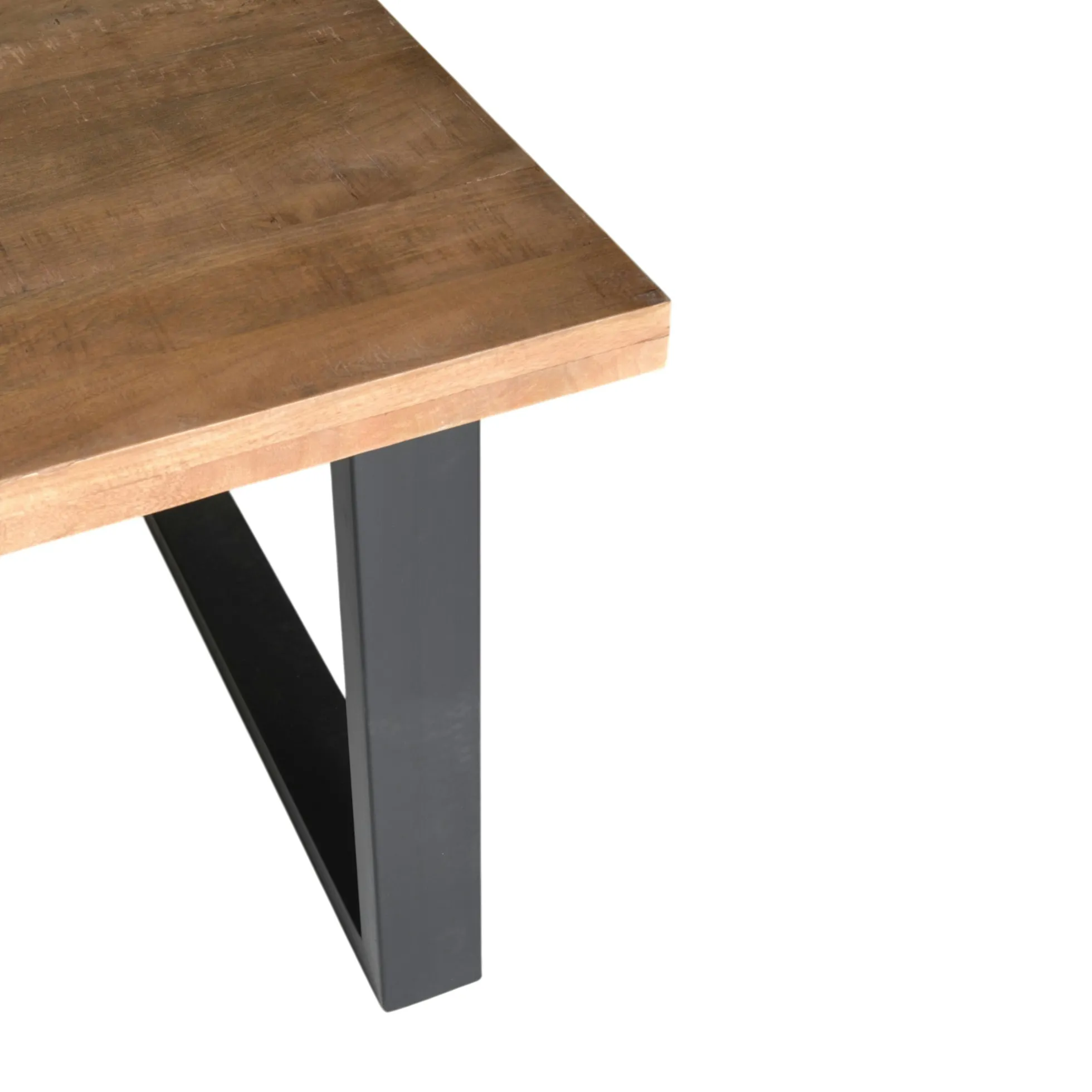 Table à manger en bois à pieds en U 160 cm FULTON