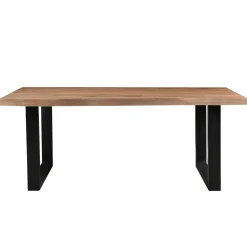 Table à manger en bois à pieds en U 160 cm FULTON