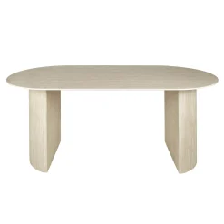 Table à manger en céramique – pieds colonne, 180 cm ASCOLI