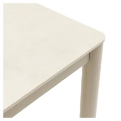 Table à manger en céramique sable 160 cm LOKKEN