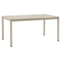 Table à manger en céramique sable 160 cm LOKKEN
